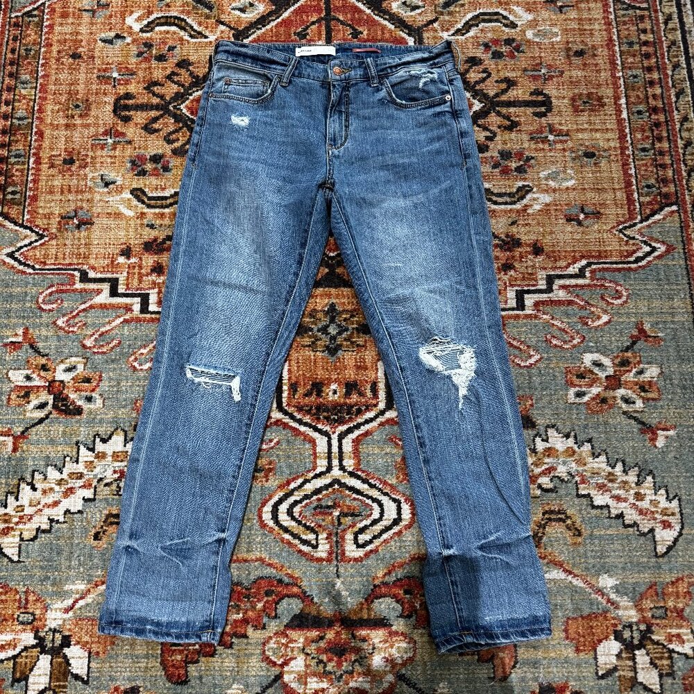Anthropologie Pilcro and The Letterpress Slim Boyfriend, Size 28